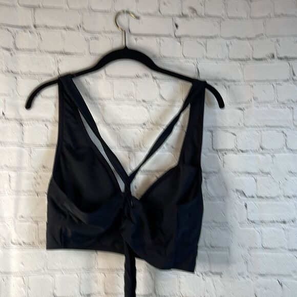 Women's Black 2 Piece Bathing Suit - Picture 6 of 8